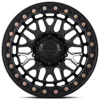 17x9 lock off-road invader forged beadlock matte black (full forged) 8x6.5/165 0mm