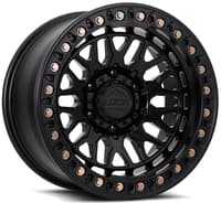 17x9 lock off-road invader forged beadlock matte black (full forged) 6x135 0mm