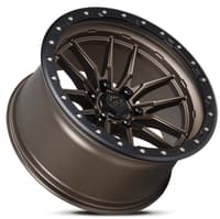 20x10 lock off-road krawler matte bronze w/ matte black ring 8x180 -18mm