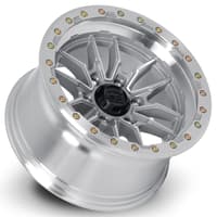 17x9 lock off-road krawler machine w/ clear coat 6x135 -12mm