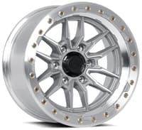 17x9 lock off-road krawler machine w/ clear coat 6x135 -12mm