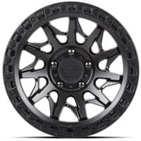 17x9 lock off-road lunatic matte black 8x6.5/165 -12mm