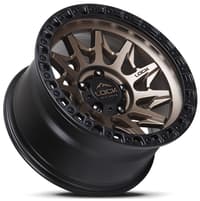 17x9 lock off-road lunatic matte bronze w/ matte black ring 8x180 1mm