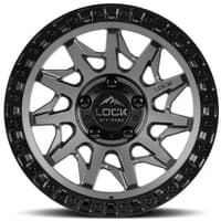 Lock Off-Road Lunatic Matte Grey w/ Matte Black Ring