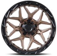 20x10 lock off-road matrix matte bronze w/ matte black ring 6x135 6x5.5/139.7 -18mm