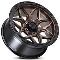 22x10 lock off-road matrix matte bronze w/ matte black ring 8x180 -18mm