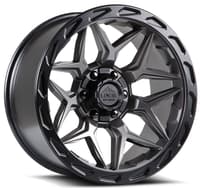 20x9 lock off-road matrix matte grey w/ matte black ring 6x135 6x5.5/139.7 0mm