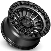 17x9 lock off-road mojave matte grey w/ matte black ring 5x5/127 -12mm