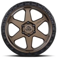 18x9 lock off-road olympus olympus matte bronze w/ matte black ring 6x5.5/139.7 -12mm