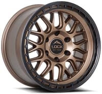 17x9 lock off-road onyx matte bronze w/ matte black ring 6x5.5/139.7 -12mm