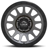 20x10 lock off-road yosemite matte grey w/ matte black ring 6x5.5/139.7 -18mm