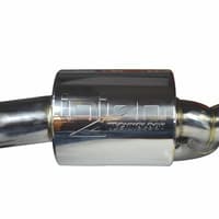 injen 07-18 jeep wrangler jk 3.6l/3.8l 63mm polished axle-back exhaust w/ 4in black tips ses5004p