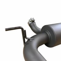 injen 07-17 jeep wrangler jk 3.6l/3.8l 63mm stealth black axle-back exhaust w/ 4in black tips ses5004blk