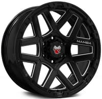 Mamba Off-Road M23 Gloss Black w/ Machined Ball Cut