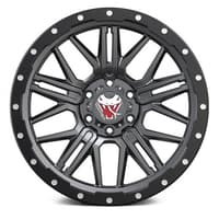 18x9 mamba off-road m25 matte grey w/ black lip 6x5.5/139.7 12mm