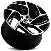 20x10.5 marquee m1002 gloss black machined 5x120 38mm