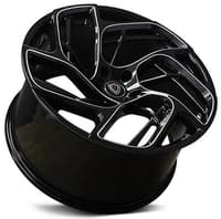 20x9 marquee m1002 gloss black milled 5x120 33mm