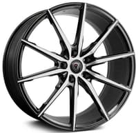 20x10.5 marquee m1035 gloss black machined (flow formed) 5x4.5/114.3 40mm