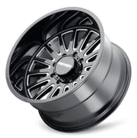 22x12 mayhem utopia 8114 gloss black milled (* may require trimming) 6x5.5/139.7 -44mm