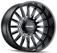 22x12 mayhem utopia 8114 gloss black milled (* may require trimming) 8x170 -44mm