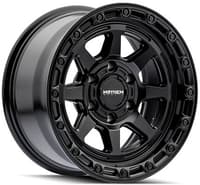 17x8.5 mayhem ridgeline 8306 satin black 6x139.7/5.5 25mm