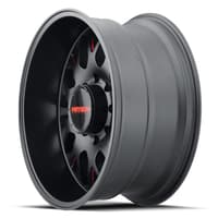 (clearance - no returns) 20x9 mayhem tripwire 8110btr gloss black milled w/ prism red 8x170 18mm