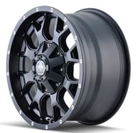 18x9 mayhem warrior 8015mb matte black 8x170 18mm