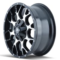 Mayhem Warrior 8015B Gloss Black w/ Machined Face