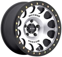 17x9 method race mr105 beadlock matte black machined 5x5/127 -38mm
