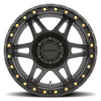 17x9 method race mr106 beadlock matte black 8x6.5/165 -44mm