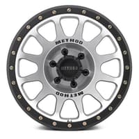 16x8 method race mr305 nv matte black w/ machined face & street lock lip 5x4.5/114.3 0mm