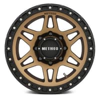 17x8.5 method race mr312 bronze w/ matte black street lock lip 5x150 0mm