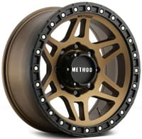 17x8.5 method race mr312 bronze w/ matte black street lock lip 6x5.5/139.7 0mm