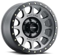 18x9 method race mr305 nv titanium w/ matte black lip 8x170 18mm