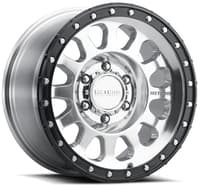 17x8.5 method race mr315 polished w/ gloss black lip 8x6.5/165 25mm