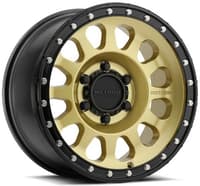 17x8.5 method race mr315 gold w/ black street lock lip 6x5.5/139.7 0mm