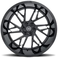 (clearance - no returns) 22x12 method race mr801 raised gloss black (6-lug) (* may require trimming) 6x5.5/139.7 -40mm