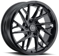 (clearance - no returns) 20x10 method race mr801 raised gloss black (6-lug) 6x135 -18mm