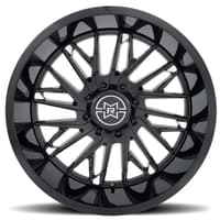 (clearance - no returns) 20x12 method race mr801 raised gloss black (8-lug) (* may require trimming) 8x170 -40mm