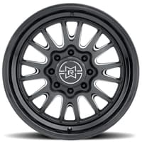 (clearance - no returns) 20x9 method race mr802 raised double black milled 8x180 0mm