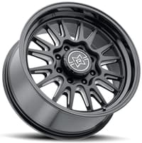 (clearance - no returns) 20x10 method race mr802 raised double black milled 8x170 -18mm
