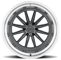 (clearance - no returns) 20x12 method race mr803 raised gloss titanium w/ machined lip (6-lug) (* may require trimming) 6x135 -40mm