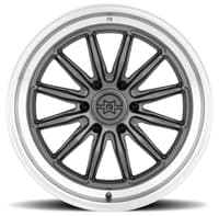(clearance - no returns) 20x9 method race mr803 raised gloss titanium w/ machined lip (6-lug) 6x5.5/139.7 -12mm