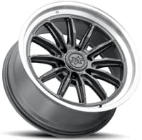 Method Race MR803 Raised Gloss Titanium w/ Machined Lip