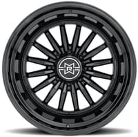 (clearance - no returns) 20x12 method race mr803 raised gloss black (8-lug) (* may require trimming) 8x180 -40mm