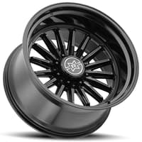 (clearance - no returns) 20x12 method race mr803 raised gloss black (8-lug) (* may require trimming) 8x180 -40mm