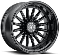 (clearance - no returns) 20x12 method race mr803 raised gloss black (8-lug) (* may require trimming) 8x180 -40mm