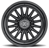 (clearance - no returns) 20x10 method race mr803 raised gloss black (8-lug) 8x180 -18mm
