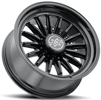 (clearance - no returns) 20x10 method race mr803 raised gloss black (8-lug) 8x180 -18mm