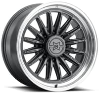 Method Race MR803 Raised (8-Lug) Gloss Titanium w/ Machined Lip